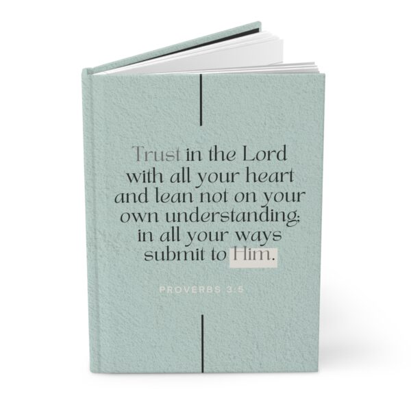 Trust in the Lord Hardcover Journal | Light Teal - Image 3