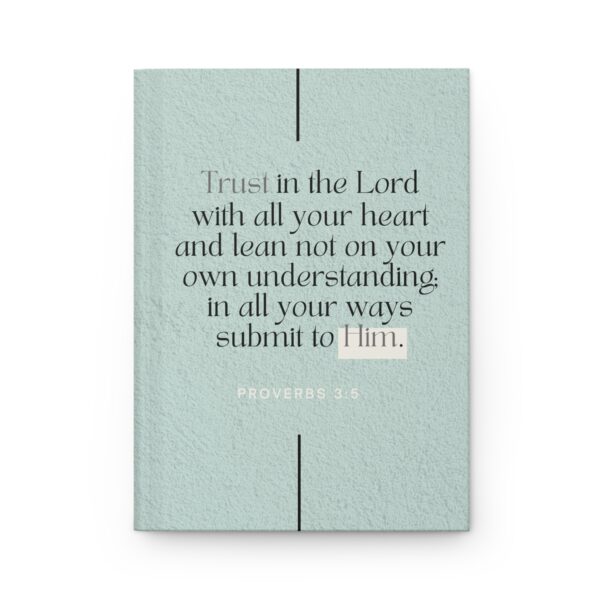 Trust in the Lord Hardcover Journal | Light Teal